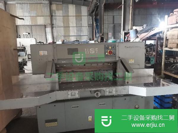 浙江出售二手920萬德利程控切紙機