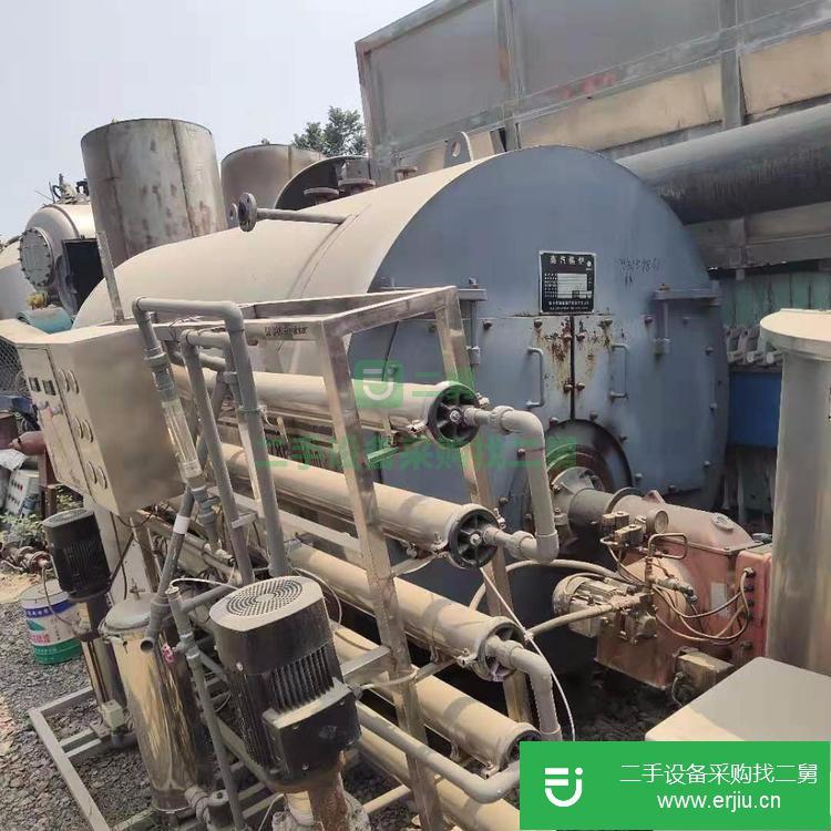 山東出售二手臥式燃油導熱鍋爐