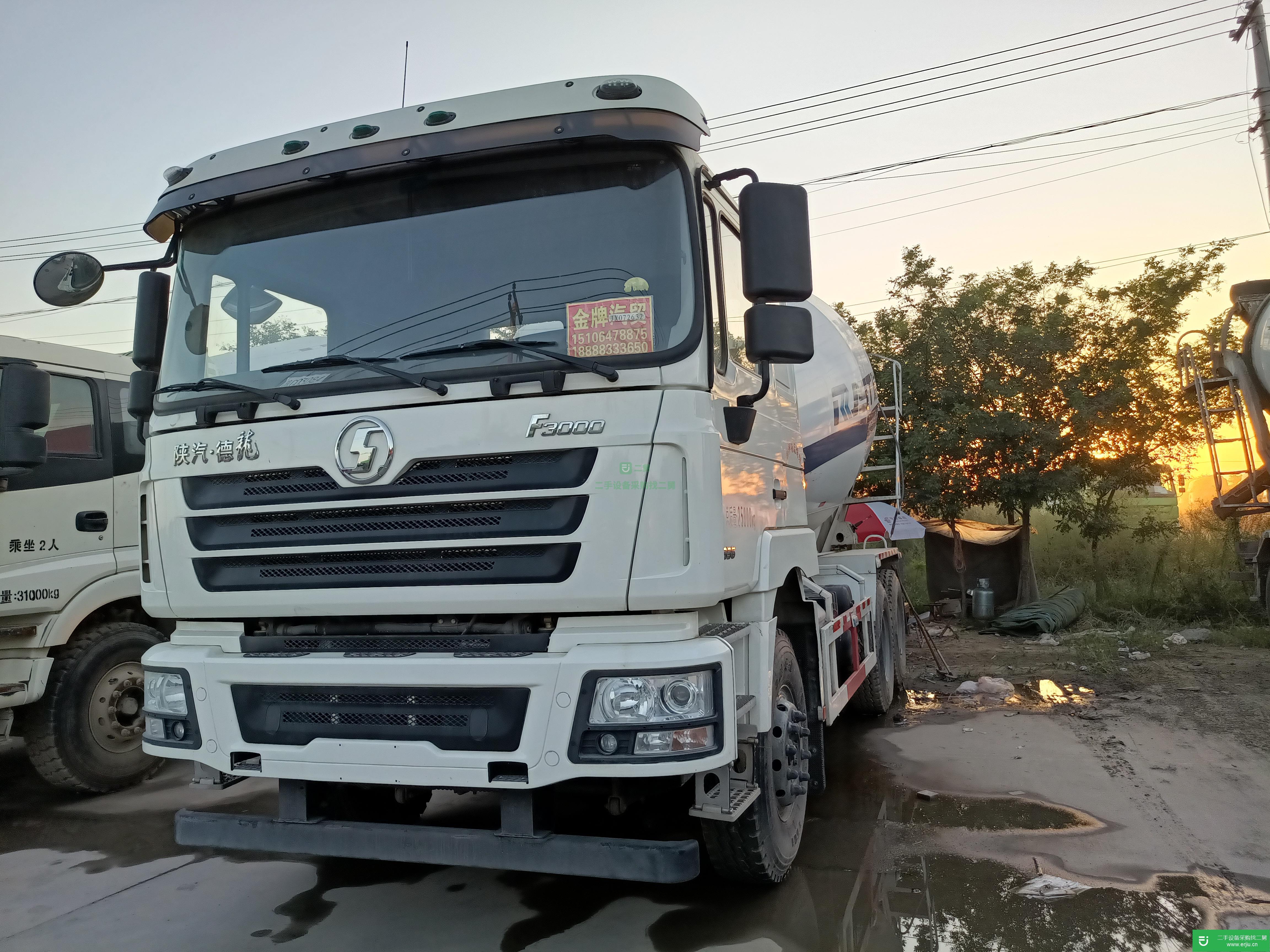 山東出售二手陜汽德龍攪拌車