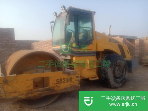 內(nèi)蒙古出售二手山推20噸壓路機