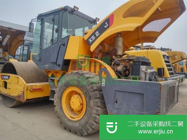 上海出售二手單鋼輪振動徐工22噸壓路機