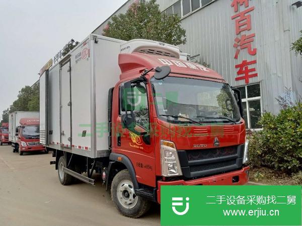 河南出售二手重汽豪沃4.2米160馬力冷藏車