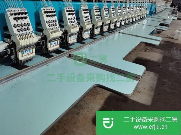 浙江出售9針20頭330頭距高速繡花機(jī)，400X400大梁