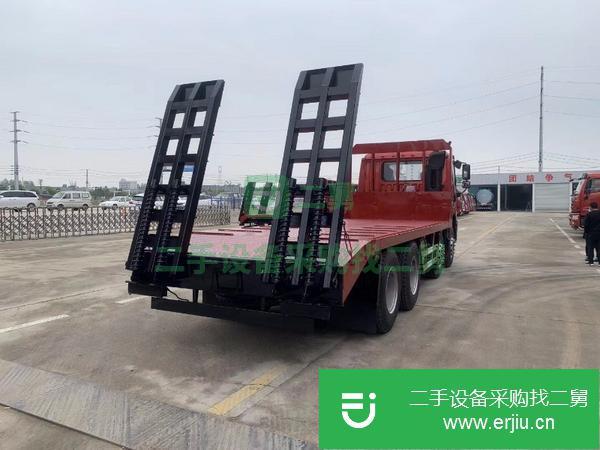 山東出售二手解放前四后八平板運輸車