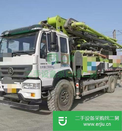 河北出售二手中聯(lián)37米國五混凝土泵車