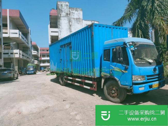 廣東出售二手青島解放廂式貨車