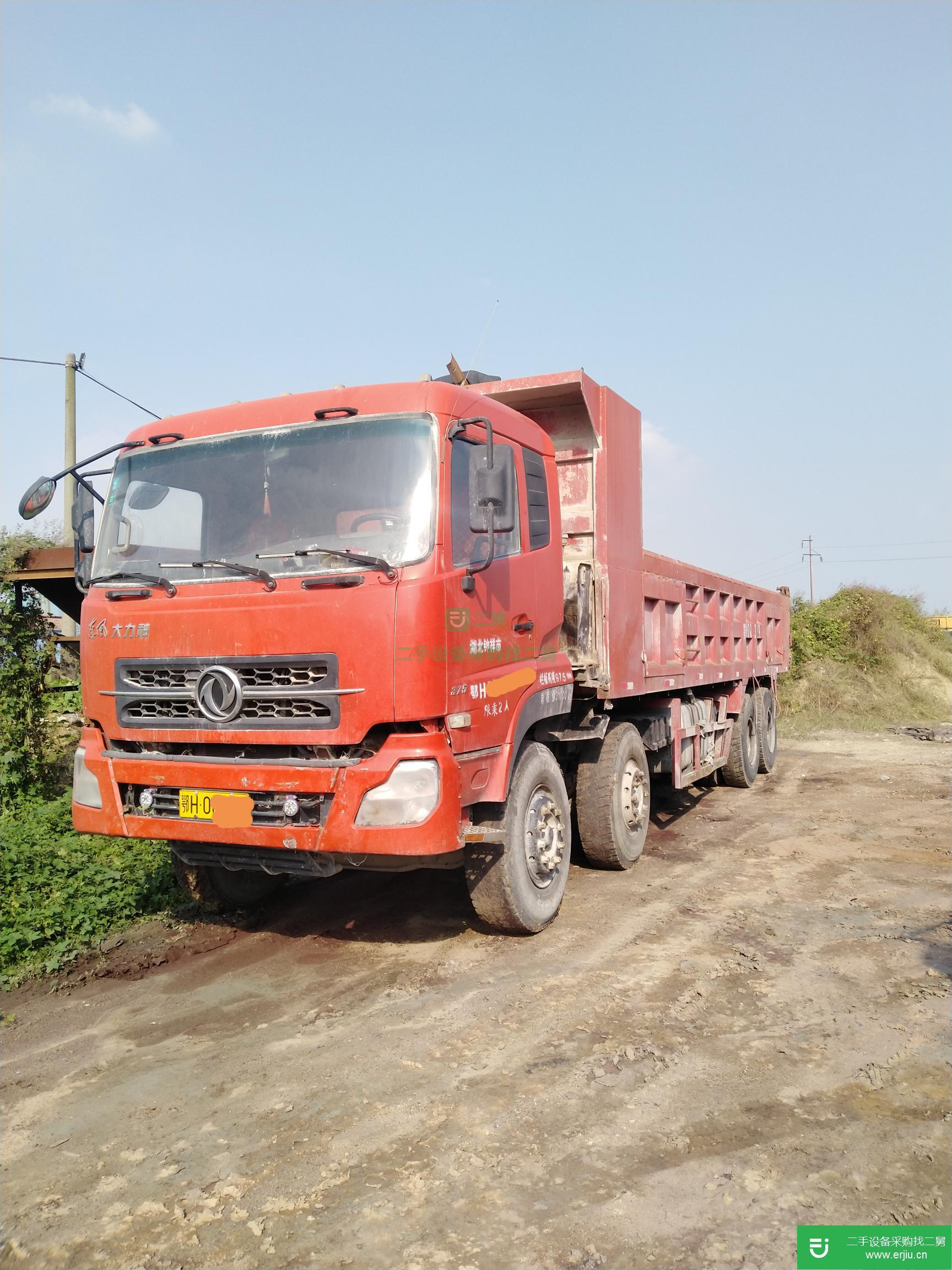 湖北出售二手東風375馬力自卸車
