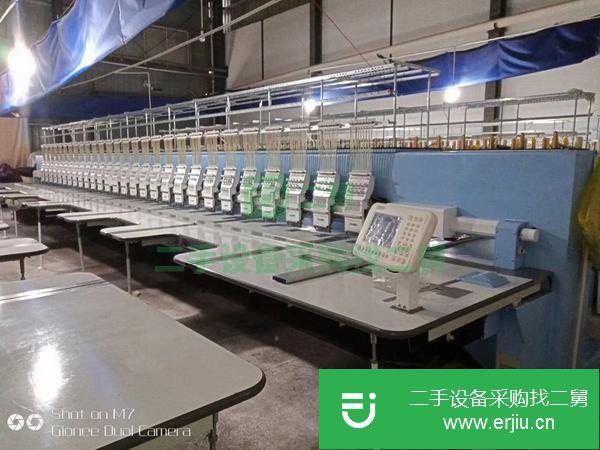 浙江出售二手9針28頭330頭高速繡花機