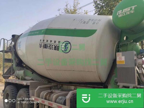 浙江出售二手19年輕量化德龍攪拌車大12方！
