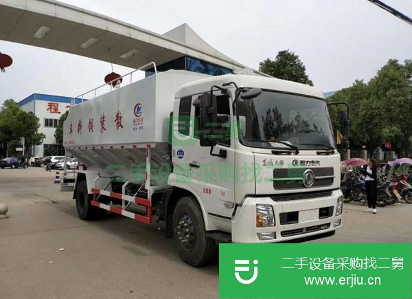 重慶出售東風天錦10方散裝飼料運輸車