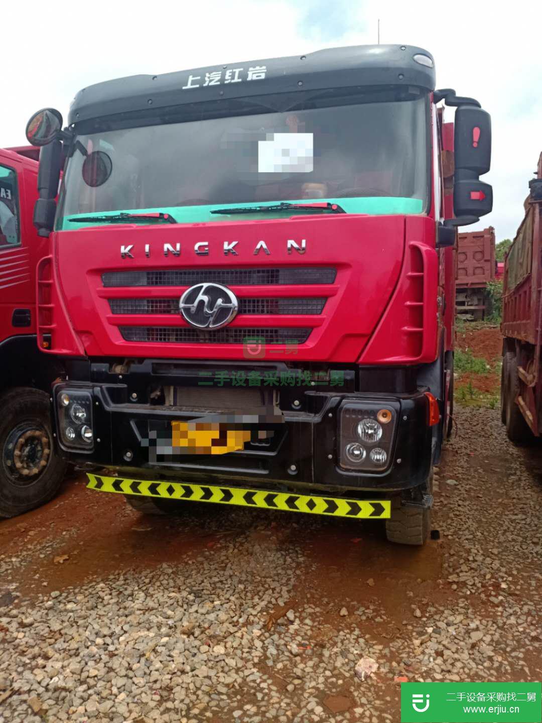 江西出售二手上汽紅巖390馬力自卸車