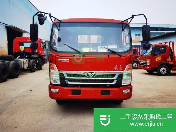 湖北出售二手重汽豪曼藍牌平板運輸車,云內130馬力