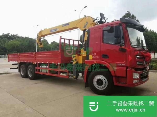 河南出售二手徐工隨車吊后八輪上柴290馬力法士特9檔箱