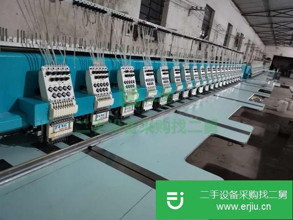 浙江出售9針20頭330頭距高速繡花機(jī)，400X400大梁