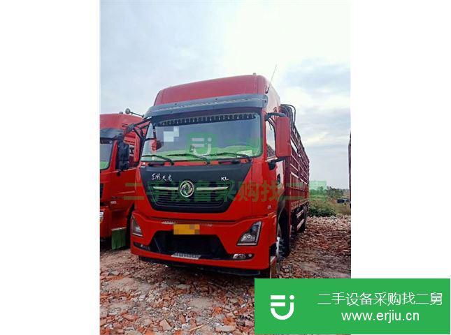 江西出售二手東風(fēng)天龍9.4米高欄載貨車