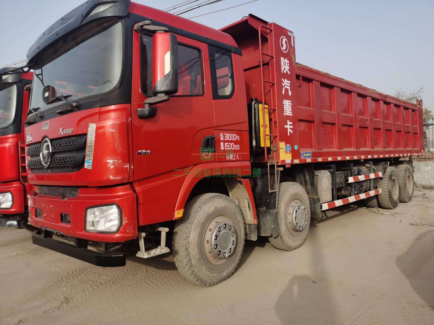 出售18年國五排放德龍X3000自卸車，貨箱長度8.6米