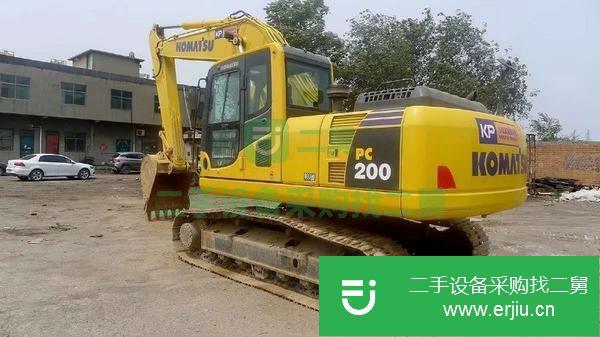 吉林出售二手九成新小松200挖掘機