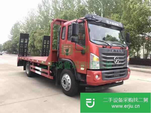 湖北出售二手大運小黃牌平板運輸車