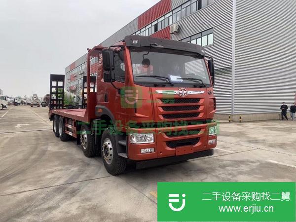 山東出售二手解放前四后八平板運輸車
