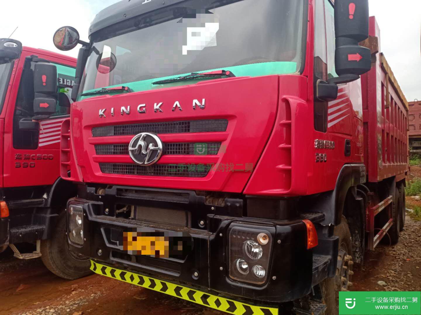 江西出售二手上汽紅巖390馬力自卸車