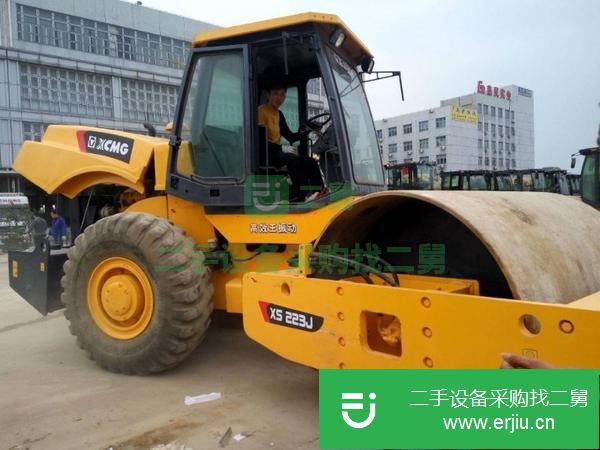上海出售二手徐工XS223J單鋼輪22噸振動壓路機