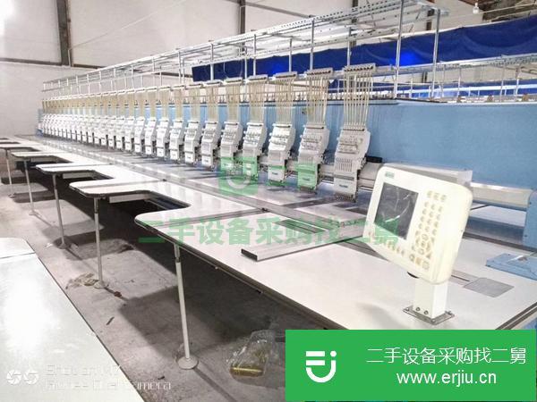 浙江出售二手9針28頭330頭高速繡花機