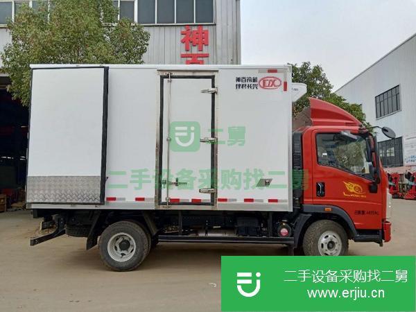 河南出售二手重汽豪沃4.2米160馬力冷藏車
