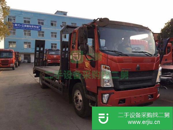 貴州出售二手小黃牌5.3米平板運輸車