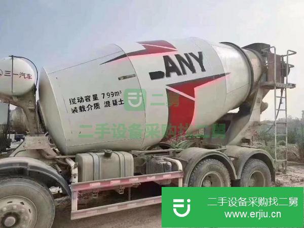 江蘇出售二手三一12方輕量化攪拌罐車車況精品