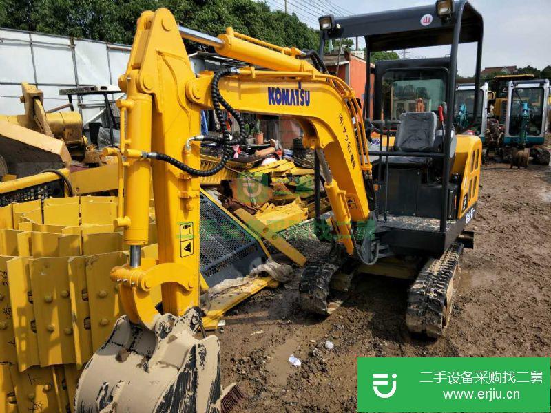 上海出售二手小松挖溝機，先導全液壓