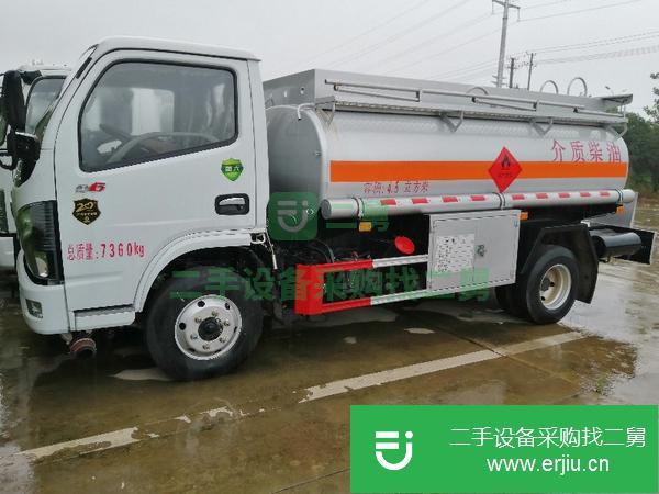 江蘇出售二手東風(fēng)5噸油罐車玉柴115馬力5檔變速箱包上戶支持分期