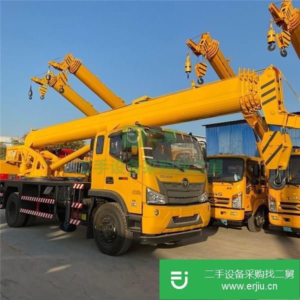 山東出售二手徐工16噸吊車臂長8.5米5節(jié)