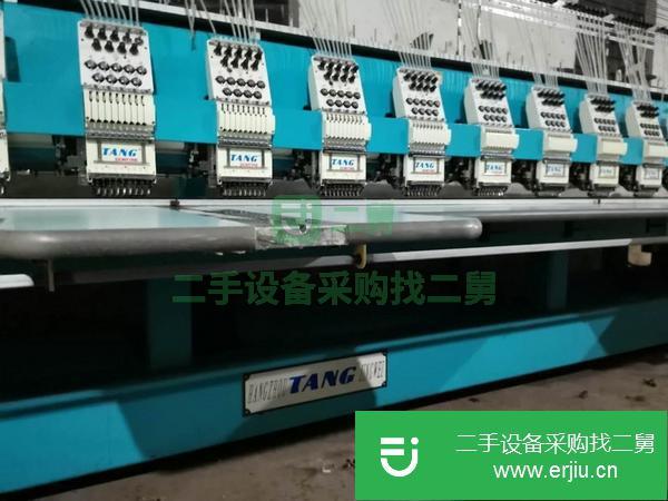 浙江出售9針20頭330頭距高速繡花機(jī)，400X400大梁