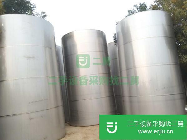 山東出售二手40立方不銹鋼儲罐