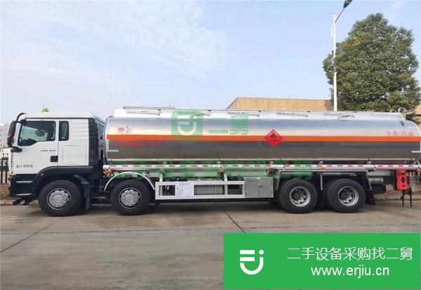 云南出售二手前四后八鋁合金油罐車國五
