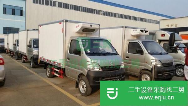 陜西出售二手福田祥菱3噸廂長3.5米藍牌國6冷藏車