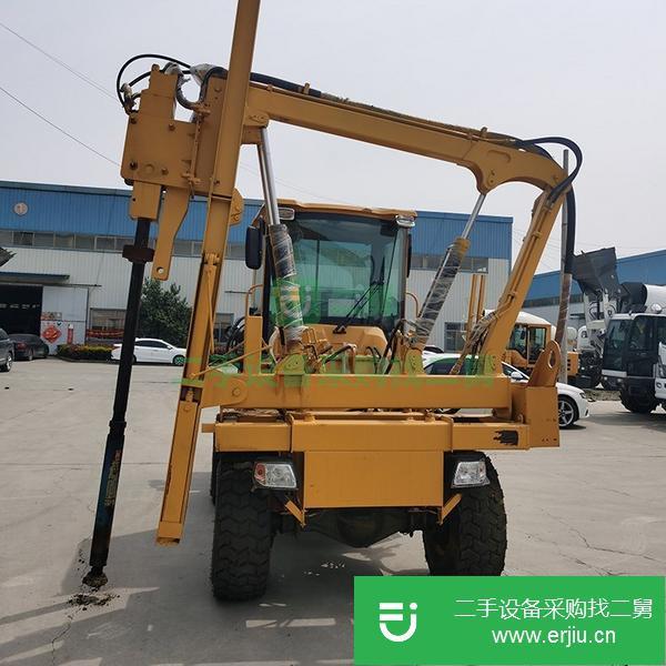 山東出售二手公路打樁機