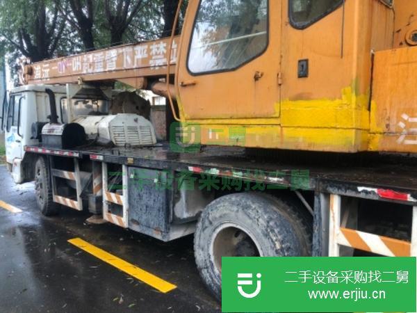 山東出售二手12噸三節臂吊車22米