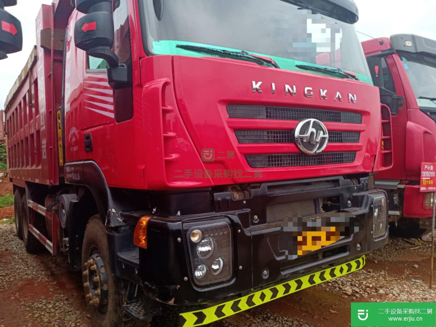 江西出售二手上汽紅巖390馬力自卸車