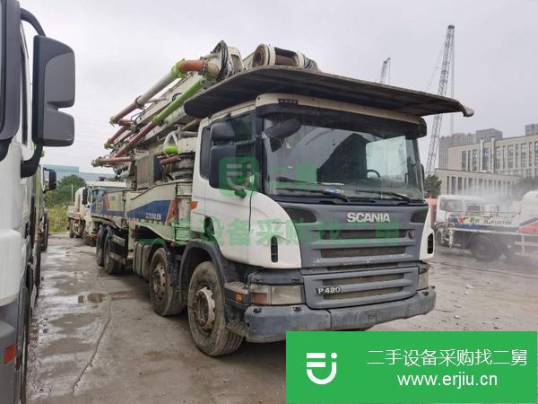 湖南出售二手中聯(lián)52米泵車車況良好