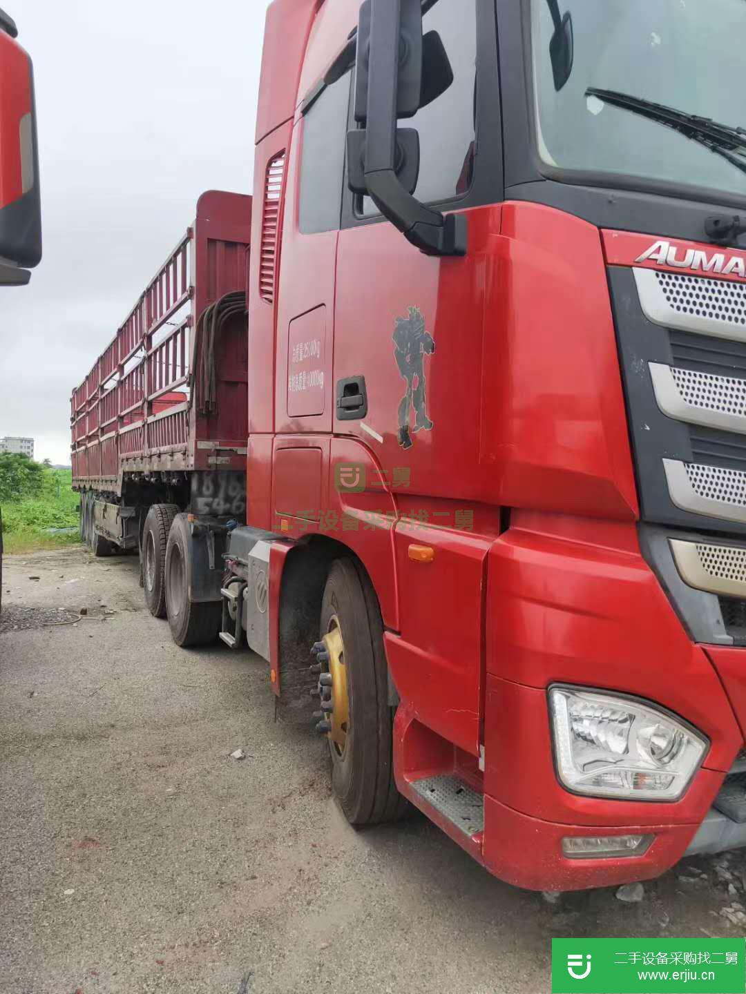 江西出售二手福田歐曼550馬力半掛車