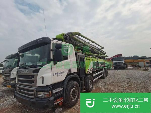 湖南出售二手17年中聯國五56米泵車
