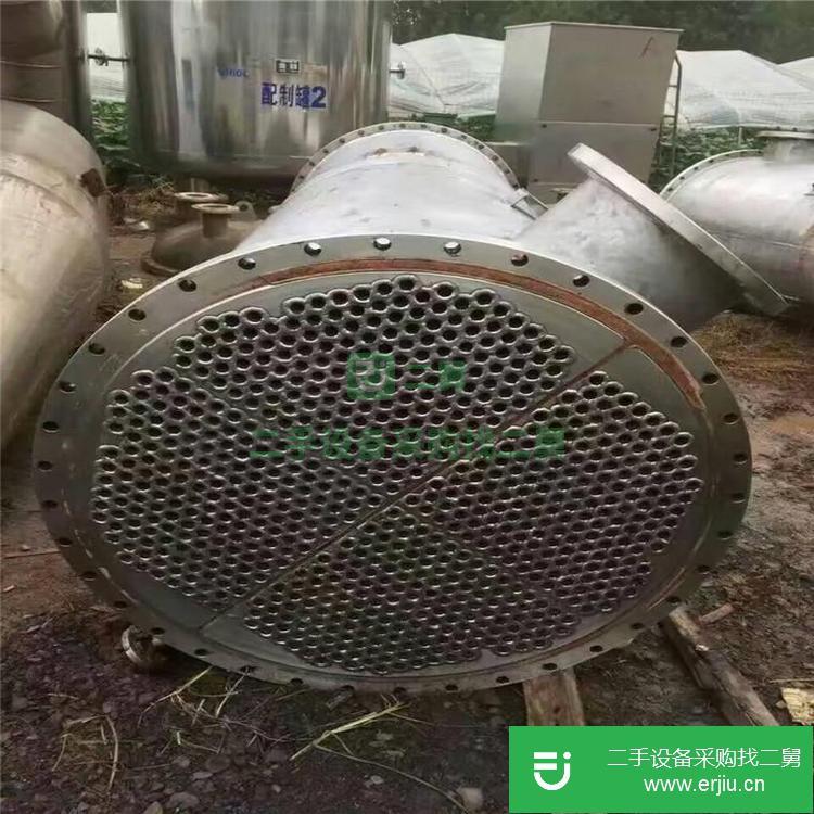 山東出售二手蒸發(fā)式不銹鋼臥式冷凝器