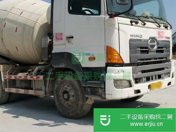 廣西出售二手日野12方攪拌車