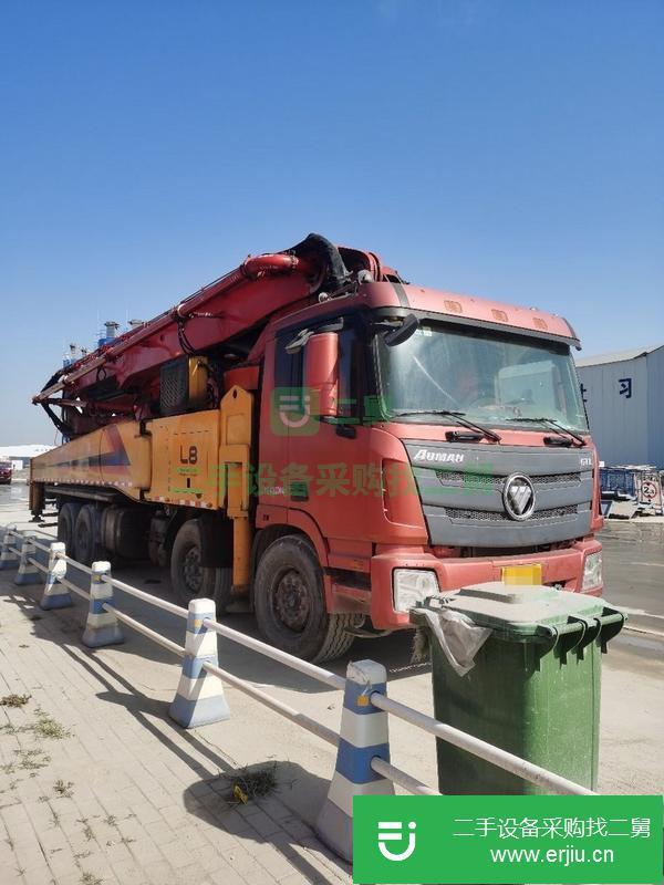 河北出售二手福田雷薩58米泵車手續(xù)齊全包過戶