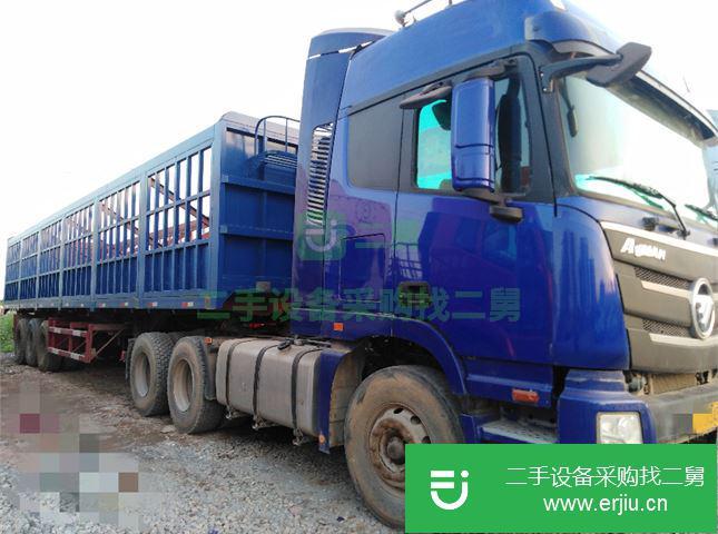四川出售二手福田歐曼半掛車