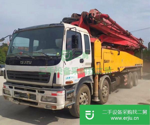 湖南出售二手五十鈴四橋叉腿50米泵車手續(xù)齊全包提檔