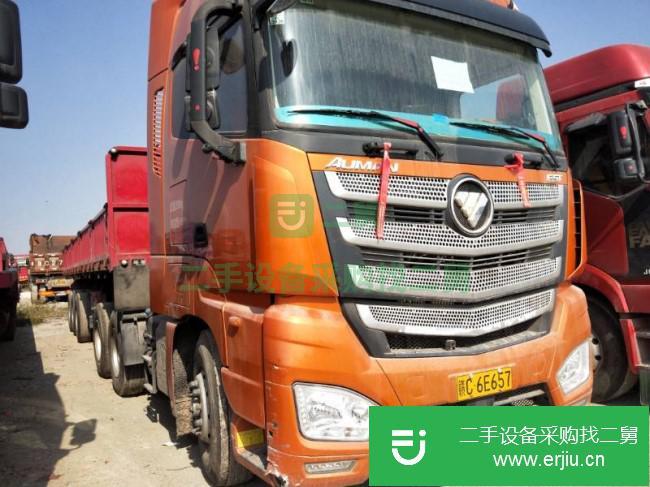 河南出售二手福田歐曼半掛車