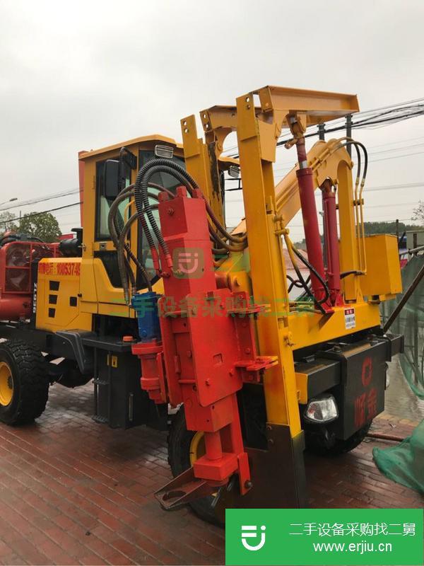 江蘇出售二手護欄打樁機自動擋4102發動機
