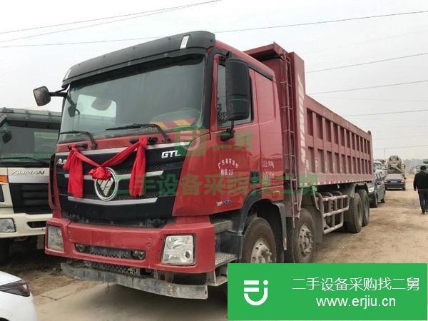 甘肅出售二手19年歐曼前四后八自卸車國五